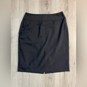 Teenflo Pencil Skirt / Size 4 / Wool Black